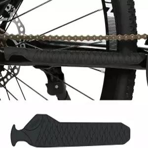 차지냥 자전거 체인 스테이 프로텍터 및 긁힘 마모 마찰로부터 보호 프레임 실리콘 가드 패드 8.8인치 X