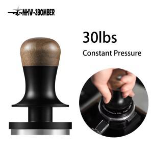 MHW-3BOMBER 30lb 정압 커피 탬퍼 51mm 에스프레소 플랫 (캘리브레이티드 스프링 장착 바리스타 도구)