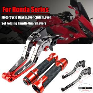혼다 호환 CBR500R 2013- CBR 500R 클러치 레버 브레이크 세트 조정 가능 접이식 핸들 바이크 오토바이 액