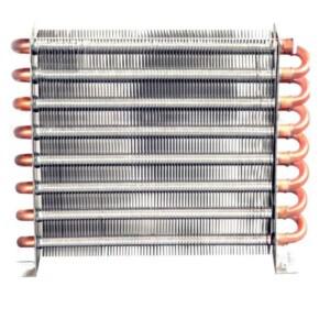 구리 튜브 알루미늄 핀 열교환기 콘덴서 코일 공기/수냉식 냉동고 싱크 라디에이터 시스템