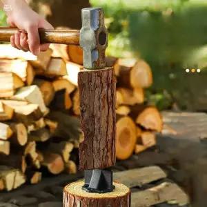 장작패기 통나무 나무 쐐기도끼 땔감 장작쪼개기 컷팅기 캠핑 소형