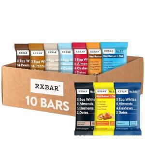 RXBAR 단백질 바 스낵 버라이어티 팩 10개