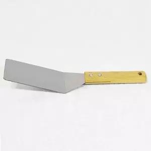 [하프클럽/브이와이]피자 철판스페치 스파츌라 우드 사각 중