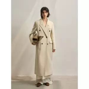 솔저스모직 가을 조거 더블 면양털 여성코트 클래식 코트 OPH3
