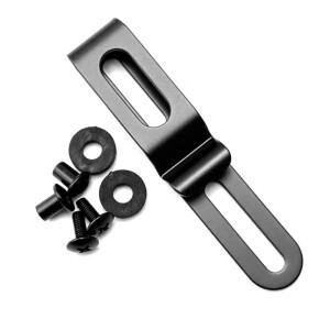 JU64 스테인리스 스틸 카이덱스 IWB 홀스터 클립 K 쉬스 허리 액세서리 칼집 백 캐리 벨트