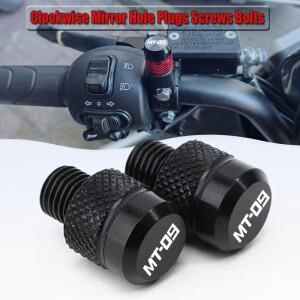 야마하 MT07 MT 07 09 10 SP FZ09 바이크 오토바이 액세서리 M10x1.25 리어 호환 미러 홀 플러그 스크류 볼