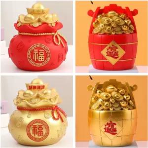 황금복주머니 장식품 가정 재물복 베란다 개업선물추천 거실 풍수지리