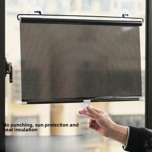 자동차 개폐식 차양 커튼 커튼 쉴드 단열 사이드 유리 흡착컵형