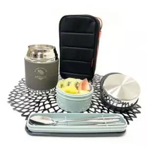 [하프클럽/브이와이]죽통 도시락 국통 미니죽통 밥통 카키 1300ml