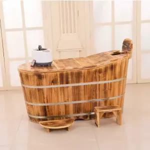 편백나무 반신욕기 간이 욕조 가정용 반신욕 사우나 이동식 히노끼