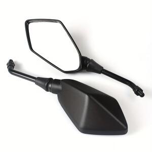 2개/쌍 10mm 바이크 오토바이 미러 스쿠터 전기 자전거 후방 거울 후면 볼록