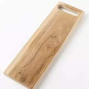 [알티피아]티크나무 플레이트 직사각 도마 40cm-WD43341