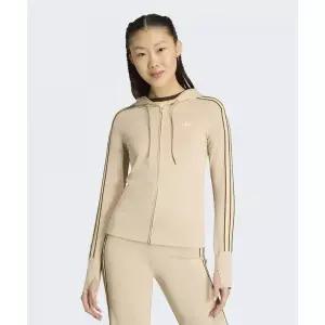 ADIDAS 아디다스 후드 트레포일 지퍼 재킷 스톤카키 KW4551