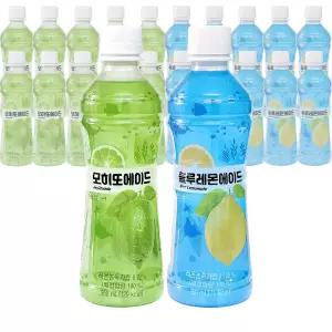 모히또 에이드 350ml 10개 + 블루 레몬에이드 350ml 10개 / 페트 탄산음료