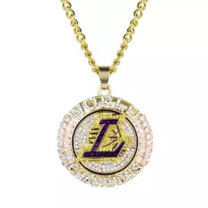아마존 레이커스 로스앤젤레스 챔피언십 목걸이 펜던트 힙합 쥬얼리