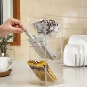 [하프클럽/브이와이]커피 디스펜서 커피캡슐보관 차 랙 보관함