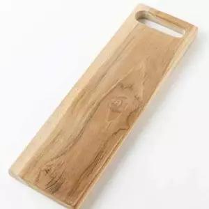 티크나무 플레이트 직사각 도마 40cm-WD43341