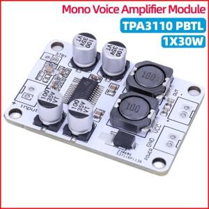 TPA3110 PBTL 디지털 모노 앰프 모듈 30W 단일 채널 보드 DC 8-26V 스피커 전자 DIY 키트
