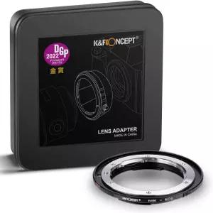 니콘 니코르 F/AF AI AI-S 렌즈와 캐논 EOS EF EF-S 마운트 카메라에 호환되는 K F 컨셉 렌즈 어댑터