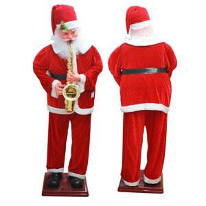 춤추는 산타인형 선물 댄싱 1 8m색소폰산타 댄싱산타 입간판 산타 산타클로스 출입구