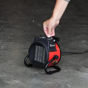 2000W 휴대용 세라믹 전기 공간 히터 온도 조절기 공기 온열 장치 라디에이터 룸  열 자동 차단 안전 기능