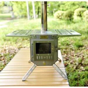 접이식화목난로 스텐 장작 불멍 목재 캠핑 다기능 알코 휴대용캠핑 스틸 소각로 펠릿