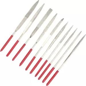 Piutouyar 10팩 기타 파일 세트 베이스 너트 다이아몬드 니들 수리 Lutier 도구 보석 제작