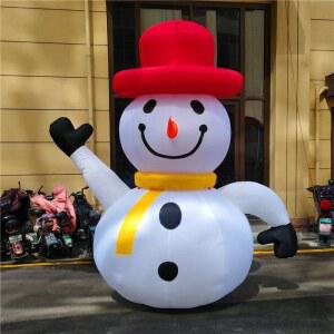 산타 눈사람 대형 풍선 산타인형 백팩 눈사람풍선 암벽등반 에드벌룬 산타풍선 장식 입체