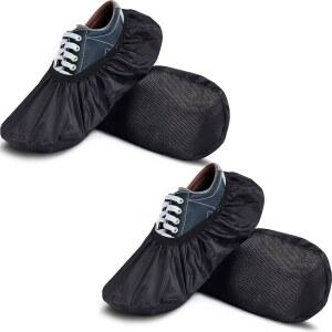 새티니어 블랙 볼링화 커버 XL 논슬립 프로텍터 액세서리 남성 여성 현대 스포츠 용품(XL)