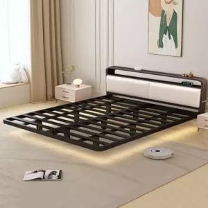 철제침대 프레임 1.5m 심플 받침대 매트리스 대형 럭셔리 퀸사이즈 더블 유럽식