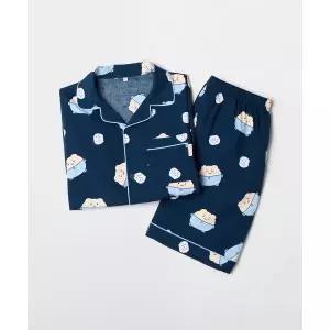 SPAO [망그러진곰] 망고미 반팔 파자마(NAVY)_SPPPG25U03