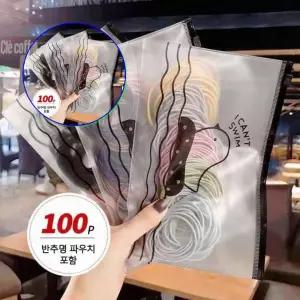 쌍문상회 KK87 고무줄 헤어끈 기본머리끈 밴드 대용량