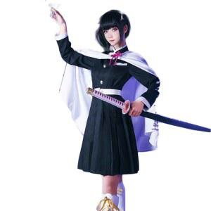 칼날 서코 망토 의상 귀멸의 일륜도 세트 츠유리 할로윈 카나오 프레 소품