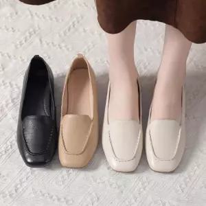 여친 봄 오피스룩 통굽 힐 MN 단화 워커 미들 리얼 워커힐 펌프스 OOTD5