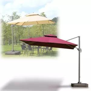 특대형 사각 폴딩 옥상 정원 테라스 카페 파라솔