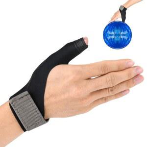 코스모스 볼링 엄지 그립 슬리브 탄성 가드 보호 지지 장갑 액세서리 스포츠 운동용