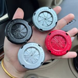 자동차 모토 엔진 시동 정지 단추 커버 점화 스위치 블레이드형 회전 보호 캡 실내 장식 스티커