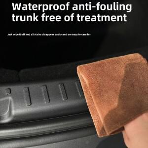 테슬라 모델 Y 주니퍼 2025 트렁크 임계 값 스트립 TPE 매트 씰 가드 후면 카고 안티 스크래치 보호기 인테