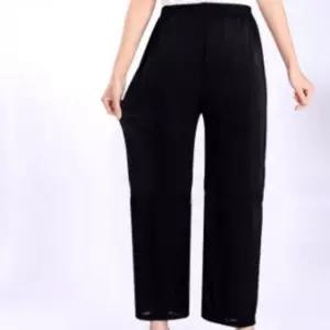 여름 쿨 냉감 바지 여성 엄마 할머니 밴딩 아이스 몸빼바지 루즈핏 편한 통바지