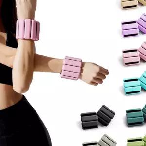 R90 모래주머니 손목 중량밴드 W01 라이트 그레이 500