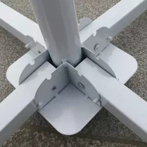 R97 파라솔고정 접이식 파라솔받침대 사각 지지대 철