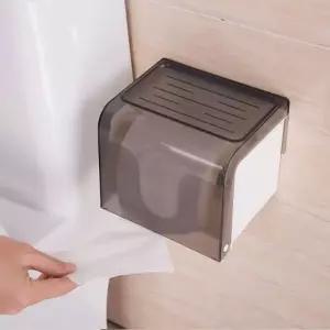 설치 간편한 생활방수 휴지걸이 무타공 화장실 선반