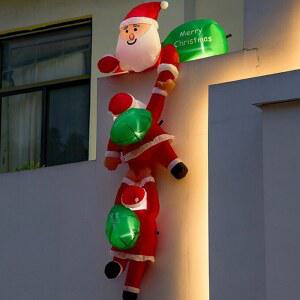 매장용 에어벌룬 대형 산타 에어 홍보용 팔벌린 크리스마스 손님맞이 풍선 실외