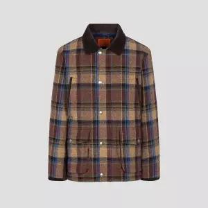 빈폴 울 체크 사파리 브라운 BC4938CP7D