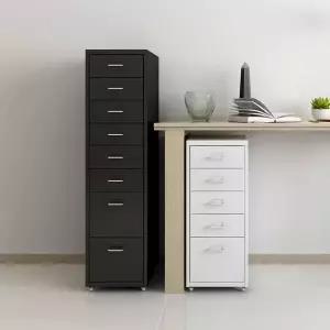 8단 철제서랍장 사이드 캐비넷 틈새 이동식 캐비닛