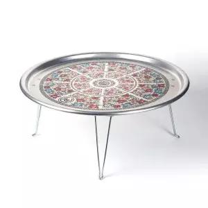 [하프클럽/브이와이]접이식 양은밥상 특왕대/양은발상 3호(56.5cm)