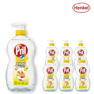 헨켈 프릴 베이킹소다 퓨어레몬 700ml x 6개 주방세제 찌든때 기름때 고농축