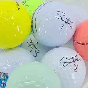 중고 로스트볼 세인트나인 칼라 화이트 혼합 100알