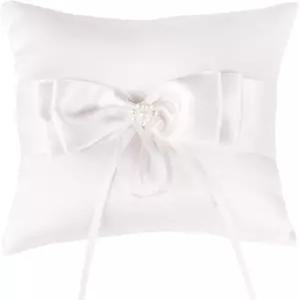 키르미지 링 베개 진주 쿠션 해변 결혼식 및 결혼식을 위한 베어러 홀더 제안서