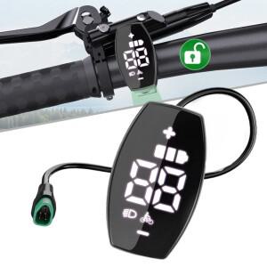 플라스틱 HD LED 스크린 모터 계기판 CAN 프로토콜 전기자전거 VD03 디스플레이 (바팡 M620 510 560 미드